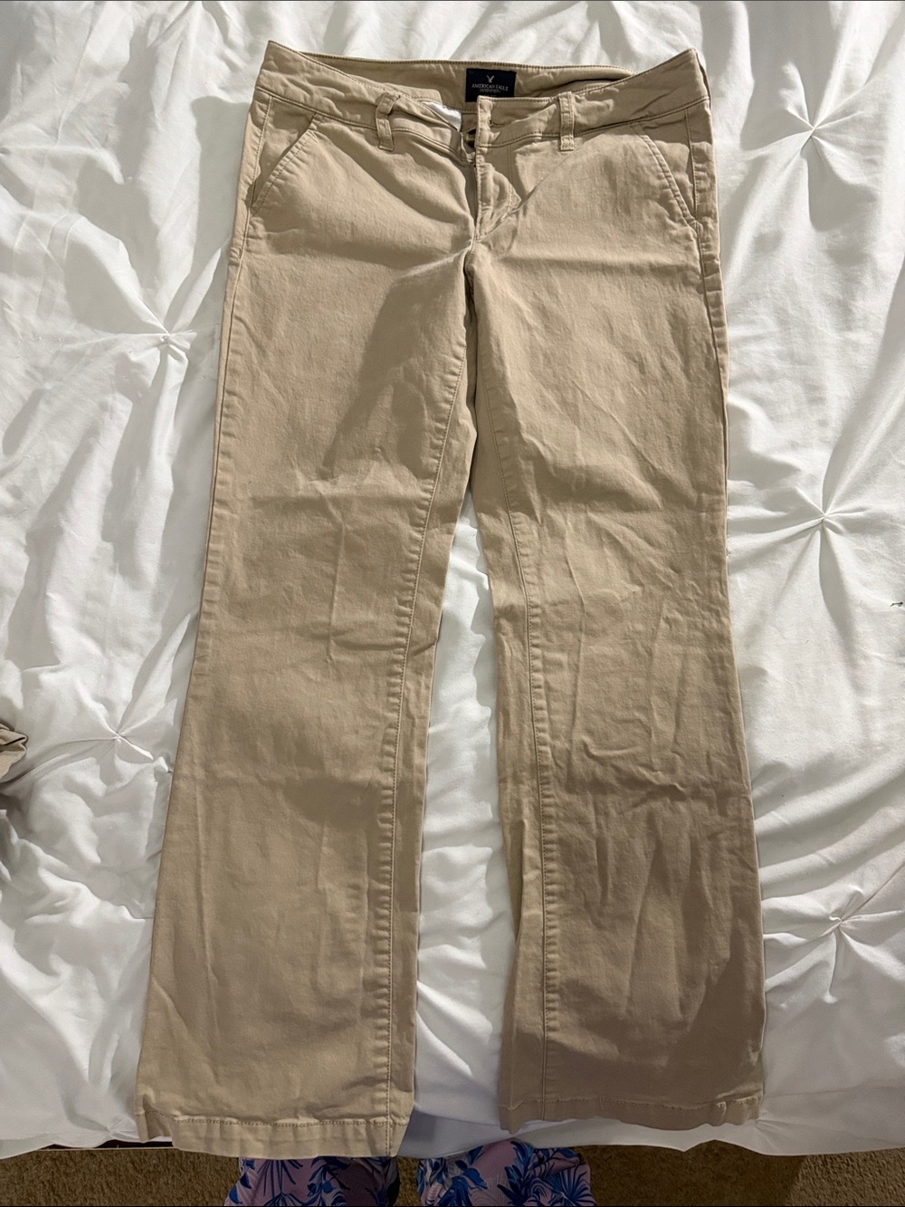 American Eagle Outfitters Khaki Bootcut Pants